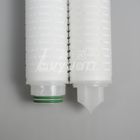 Cartuccia di filtro pieghettata polipropilene da ISO9001 115mm OD 50um
