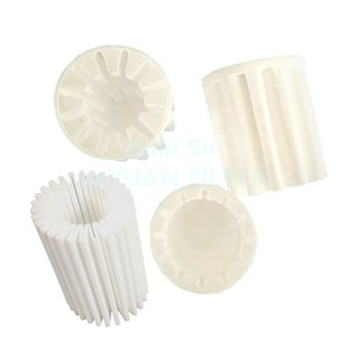 La tazza pieghettata del fiore su misura fabbrica modella il filtro sinterizzato PE di plastica poroso da SPE